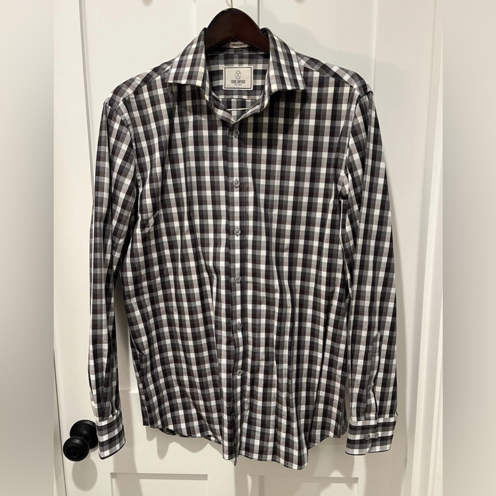 Todd Snyder “Melange Yarns” Plaid Dress Shirt- Men’s 16 32/33